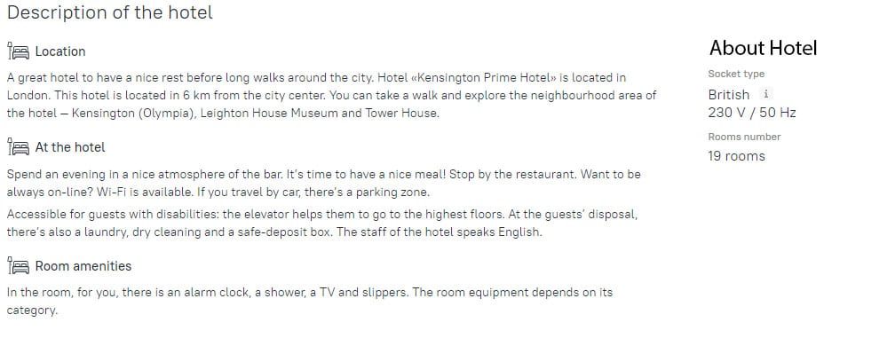 About Hotel